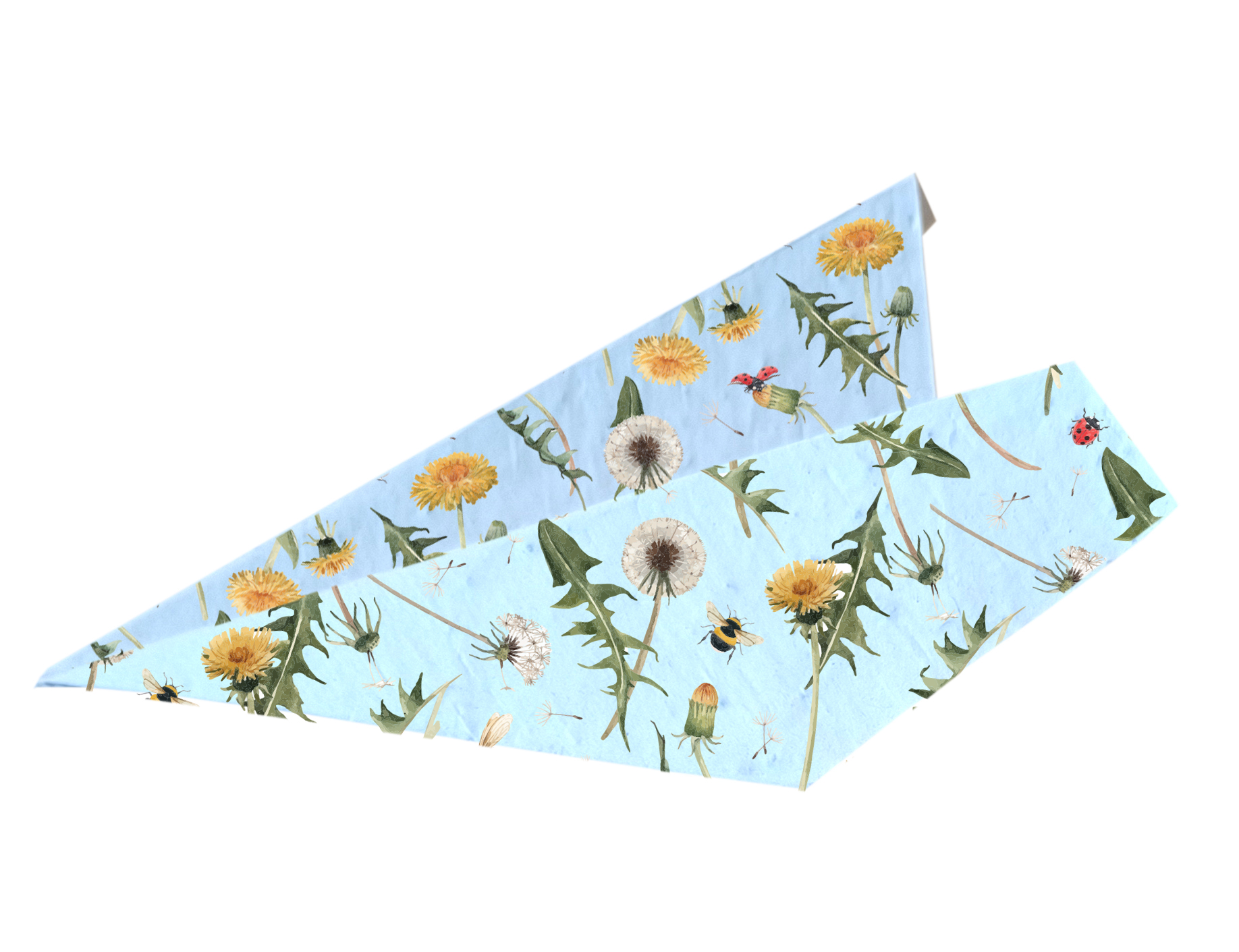 Papierflieger aus Samenpapier mit Werbeaufdruck