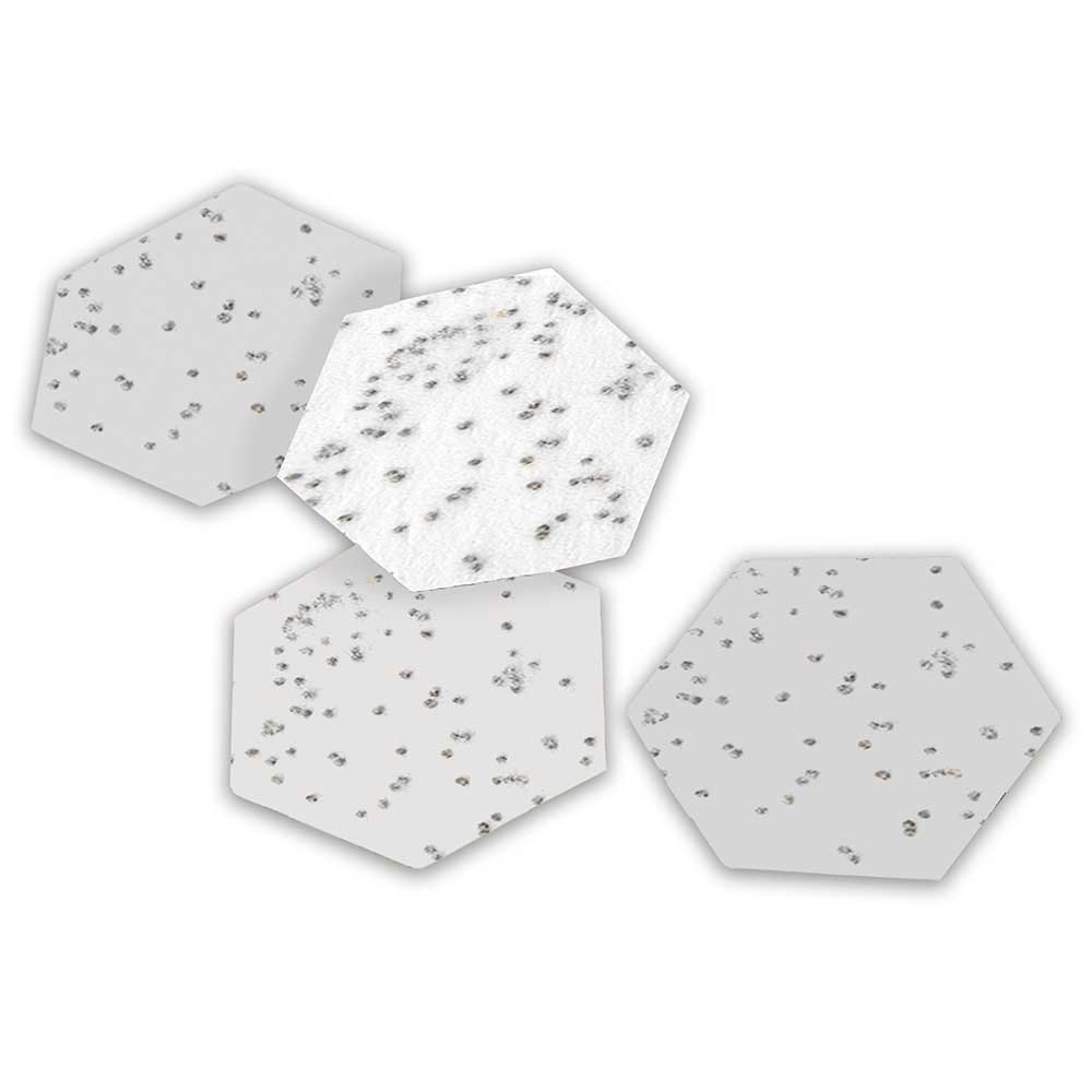 Unbedruckte Waben aus Samenpapier