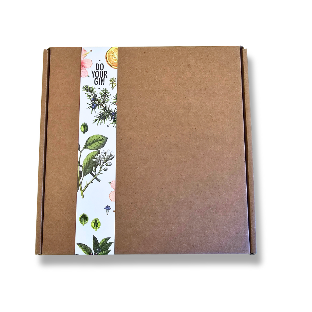 Geschenkverpackung für GIN Gewürzaromen-Set.