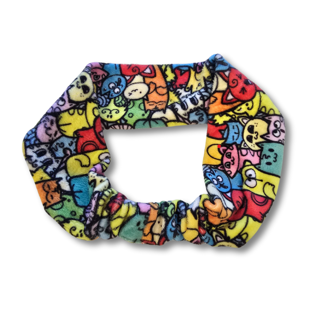 Ökotex-zertifiziertes Stirnband individuell bedruckt.