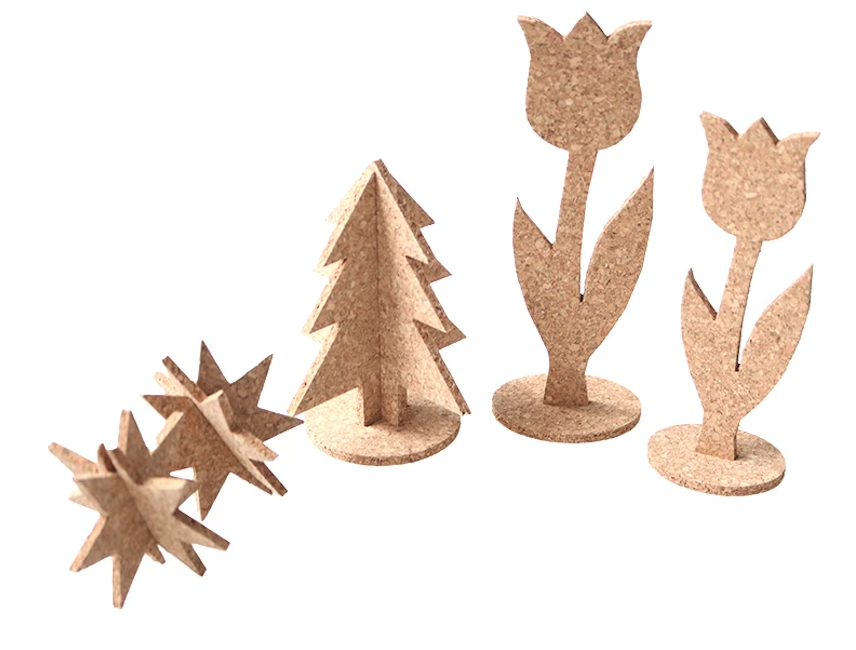 Kork-Figuren-Bausatz verschiedene Formen