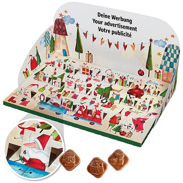 Schoko-Adventskalender Pop--Up