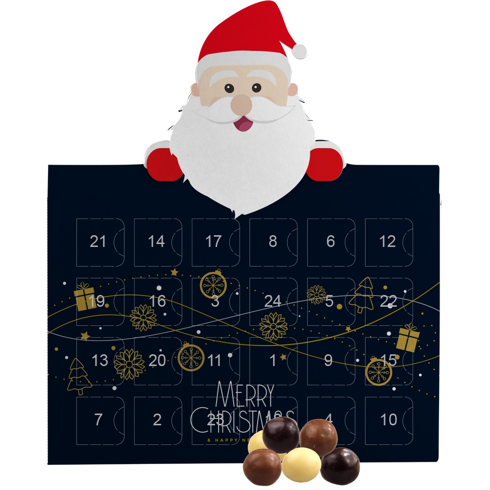 Adventkalender in Sonderform Weihnachtsmann