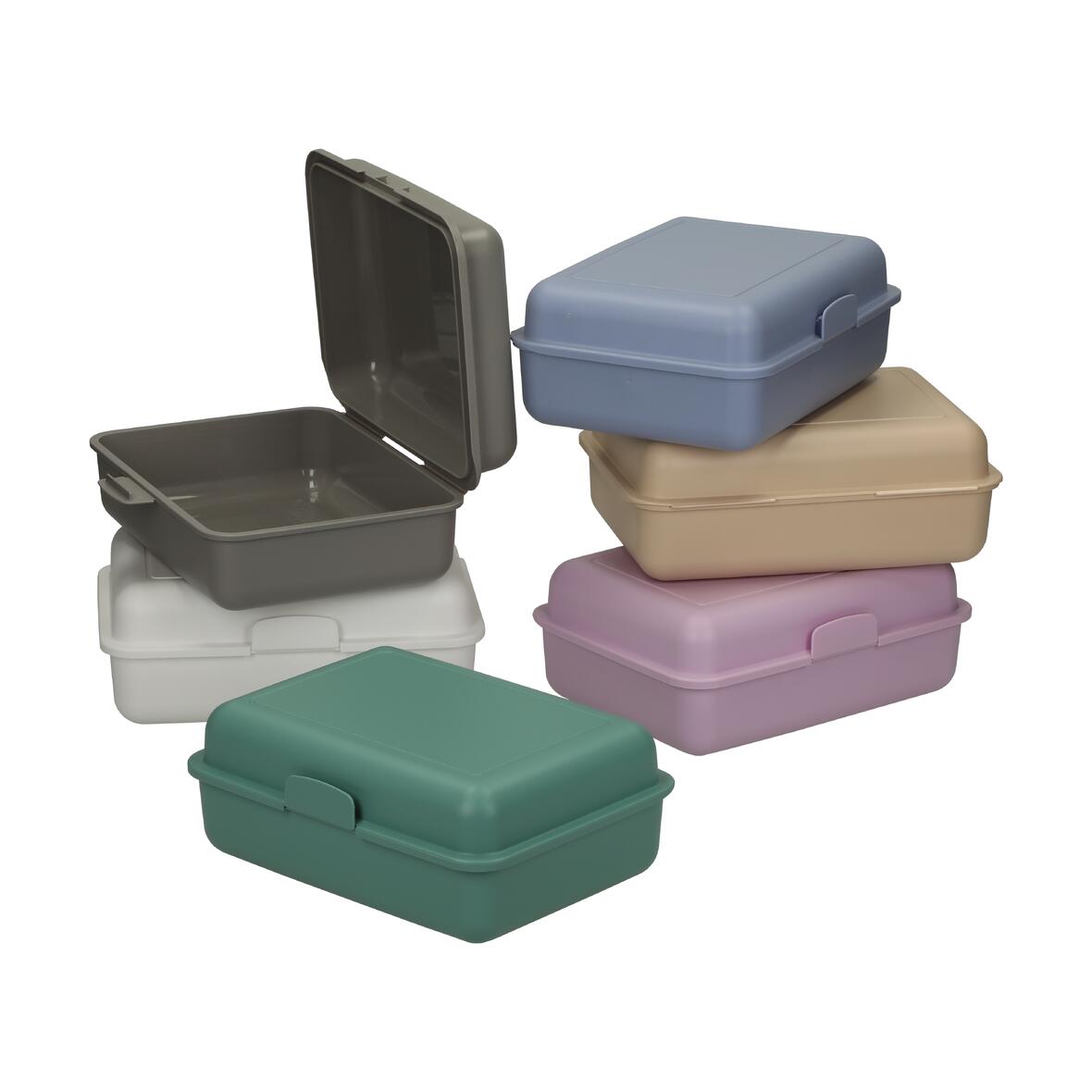 Bio-Brotdose in sieben Naturfarben