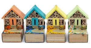 Insektenhotel FRONTER in vier Farben