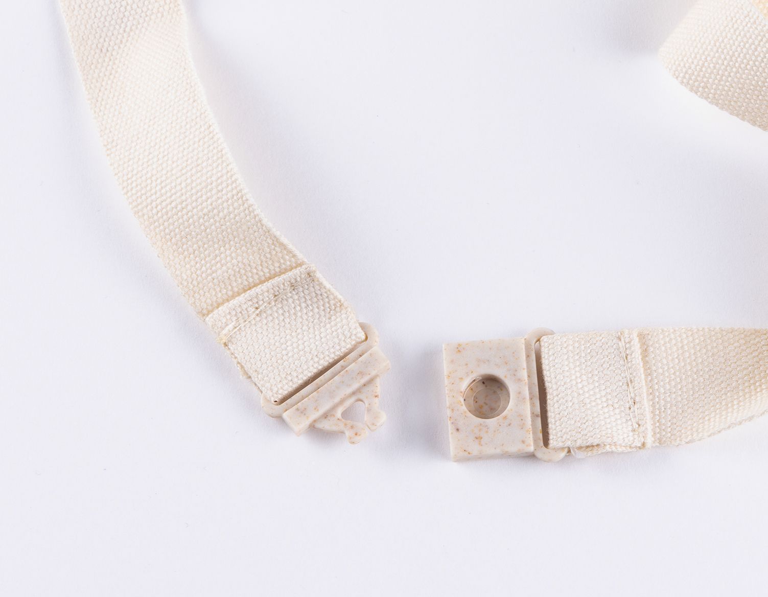 Schlüsselband aus zertifizierter Baumwolle mit Safety Break aus Bio-Kunststoff