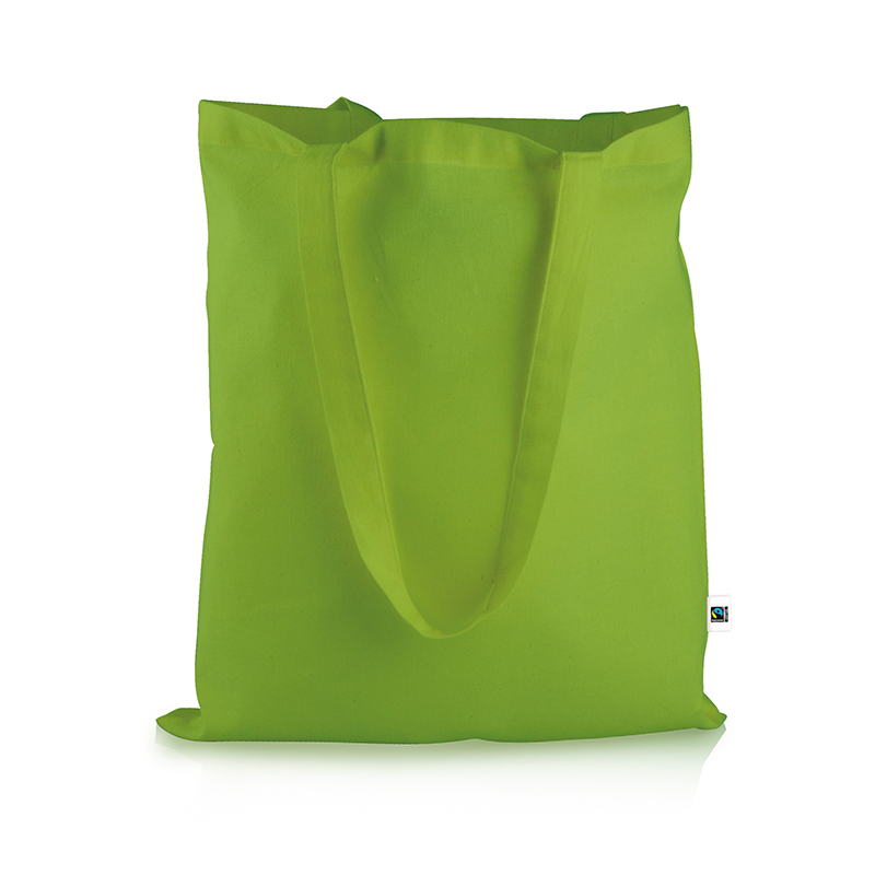 Fairtrade Baumwolltasche eingefärbt apfelgrün