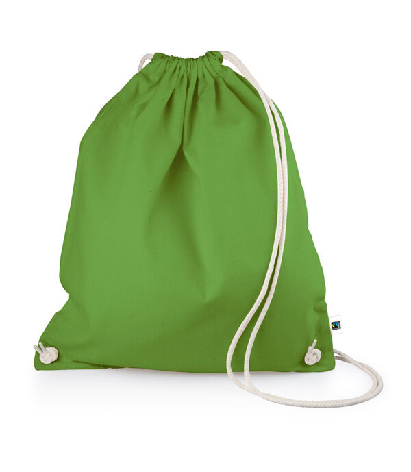 Fairtrade Baumwoll-Rucksack apfelgrün