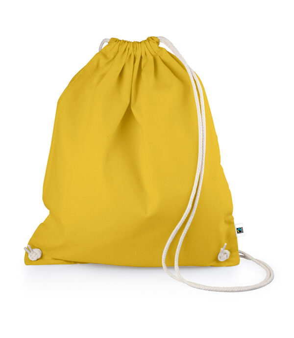 Fairtrade Baumwollrucksack gelb