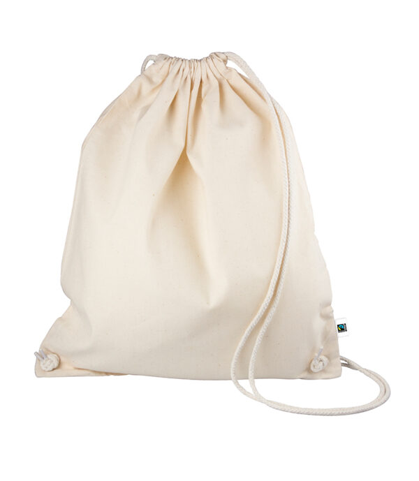 Fairtrade Baumwoll-Rucksack natur