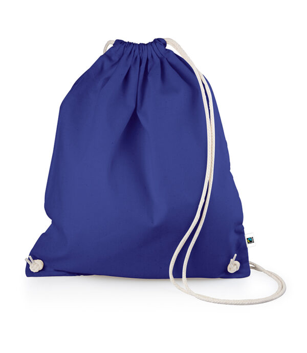 Fairtrade Baumwoll-Rucksack royalblau