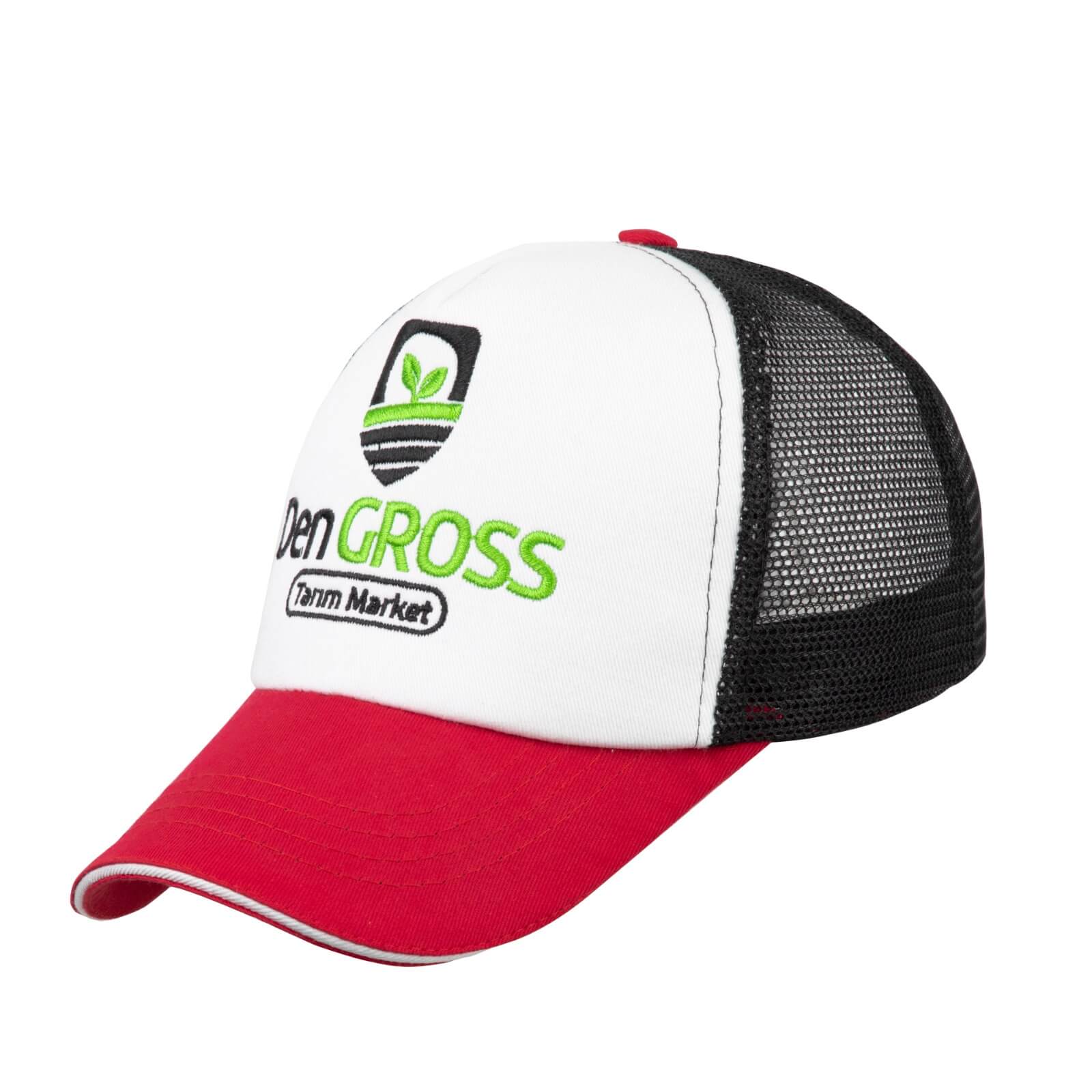 Mash-Cap in drei Farben mit Stickerei