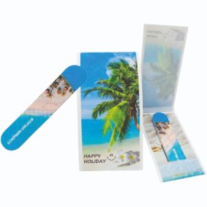 Nagelfeile im Heftchen individuell bedruckt