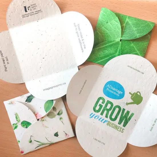 Samenpapier Petal Cards - Giveaways Ideen - Kreativfabrik