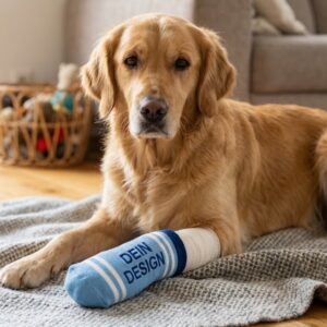 Pfotenschutz Beinstulpe mit Hund
