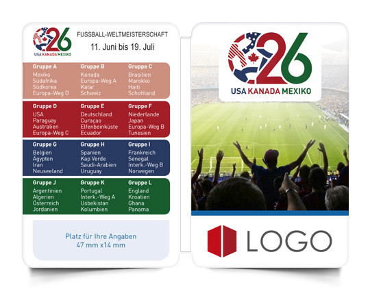 Fußblall-Pocketplaner Innenseiten