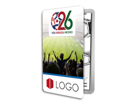 Pocket-Planer für Fußballwelt- oder Europameisterschaft Titelseite