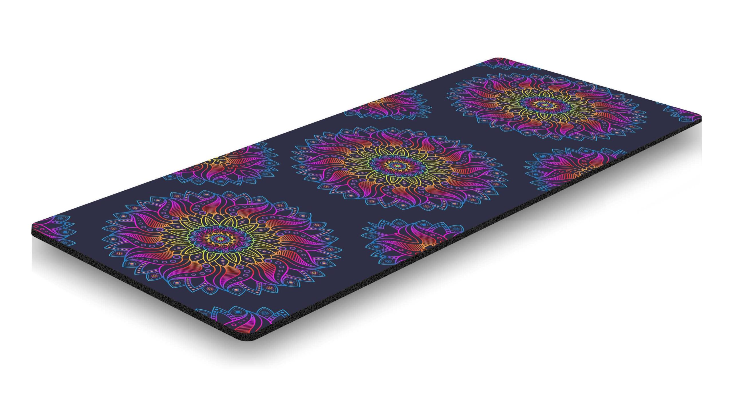 Yogamatte bunt bedruckt