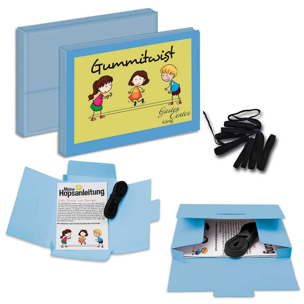 Gummitwist - das Klassiker-Spiel aus der Kindheit als Set