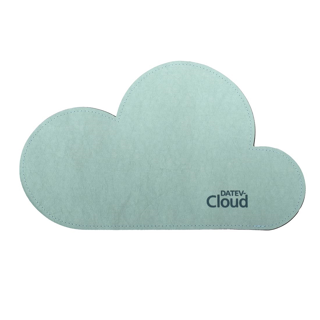 Mousepad aus veganem Leder in Wolkenform