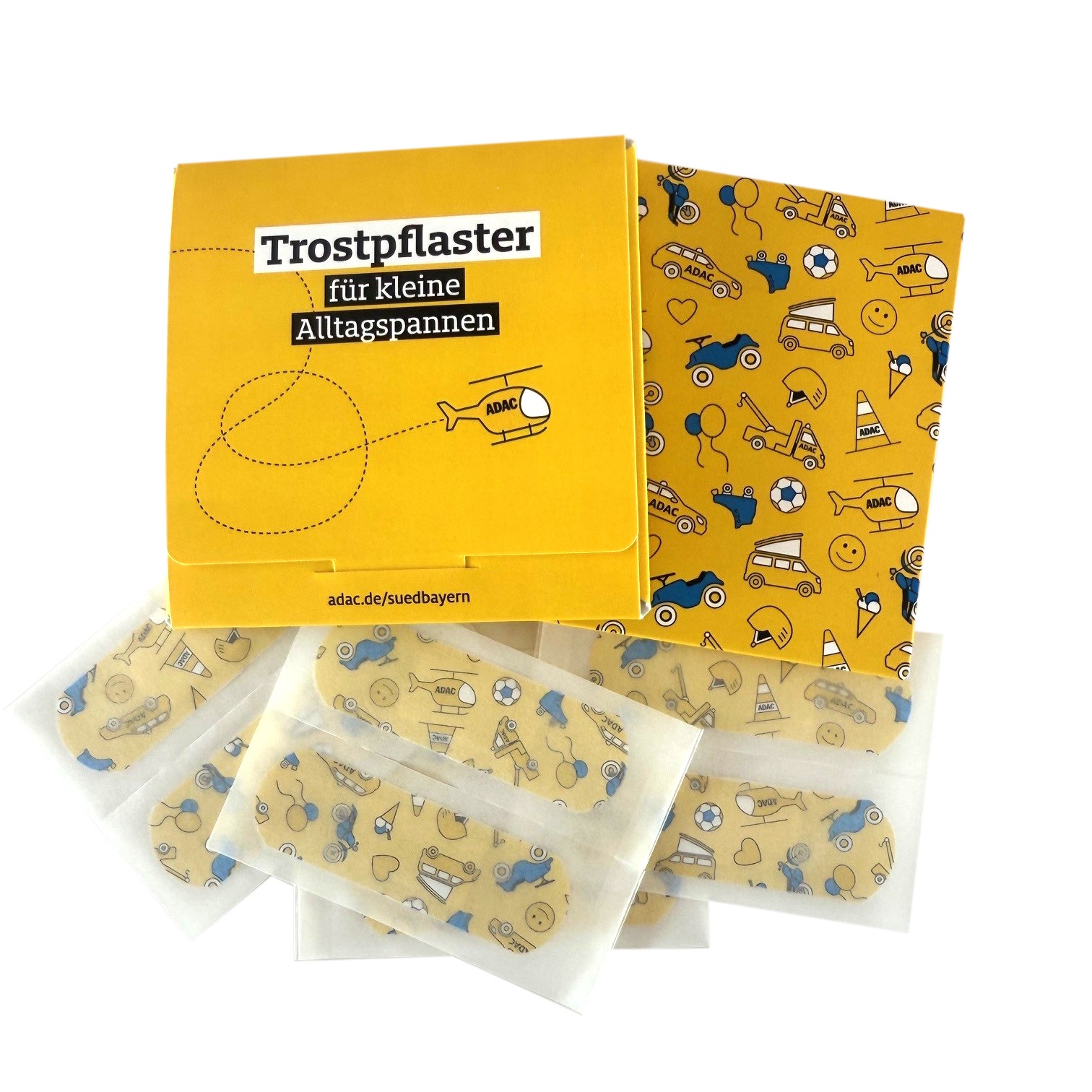 Pflastermäppchen ADAC mit einzeln bedruckten Pflastern