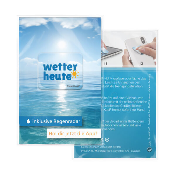 Stick & Clean Minidisplayreiniger auf Trägerkarte
