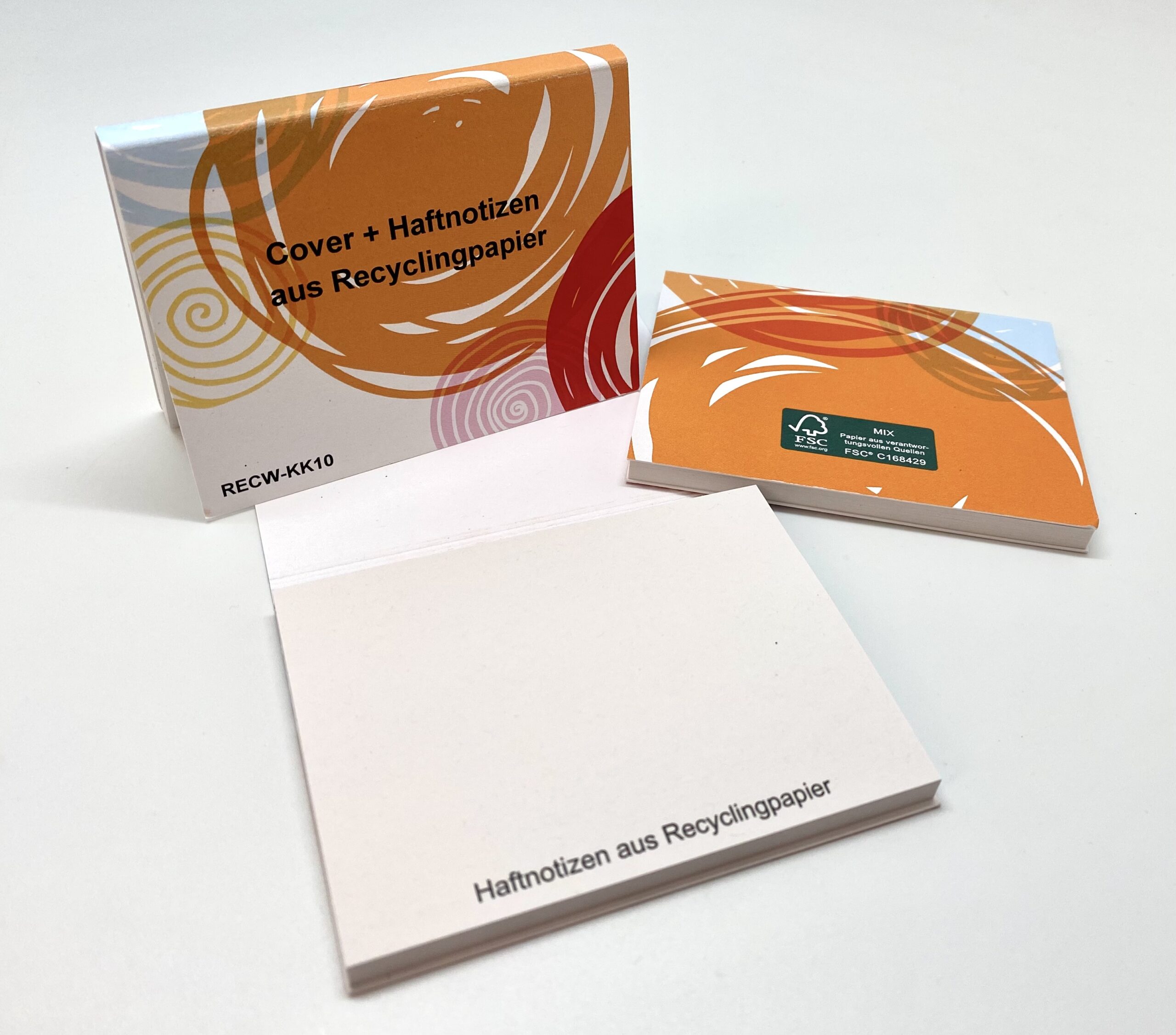 Haftnotizen mit Werbeaufdruck