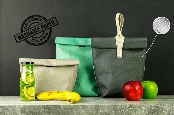 Lunchbag/Kühltasche aus veganem Leder