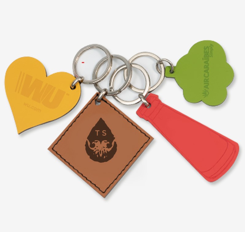 Schlüsselanhänger aus recyceltem Leder