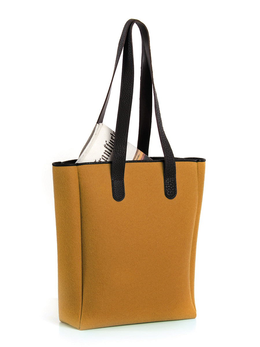 Nachhaltige Taschen aus natürlichem Wollfilz