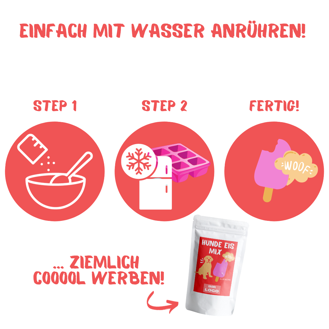 Eispulver für Hunde, Zubereitung