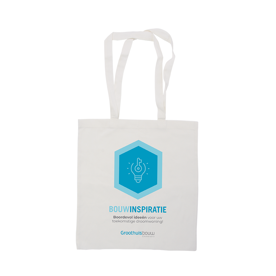 Nachhaltige Werbetasche aus Bambusfasern mit Aufdruck