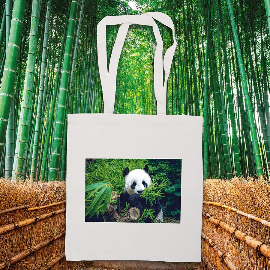 Ecofriendly BAMBOO BAG mit Werbeaufdruck