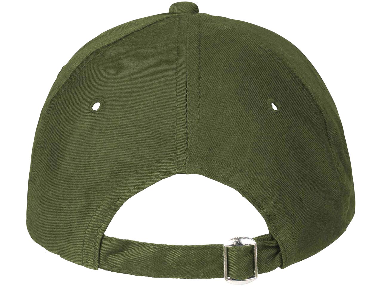 Bio Baseball-Cap naturgrün hinten