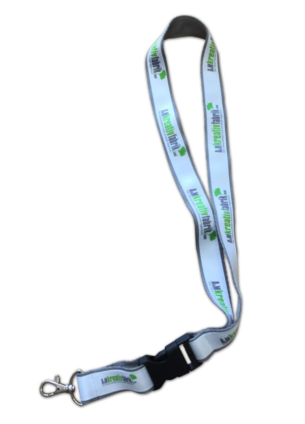 Lanyard mit farbigem Unterband