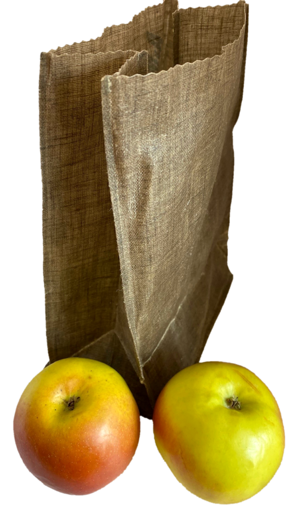 Lunchbags aus Bienenwachstuch Seitenansicht