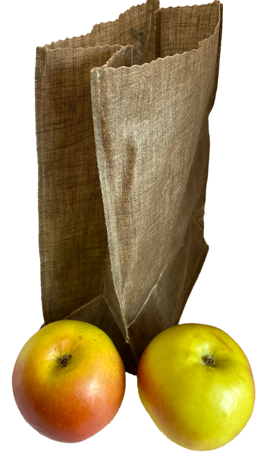 Lunchbags aus Bienenwachstuch Seitenansicht