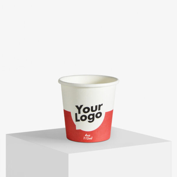 FSC-zertifizierte und ökologisch abbaubare Becher mit Logo