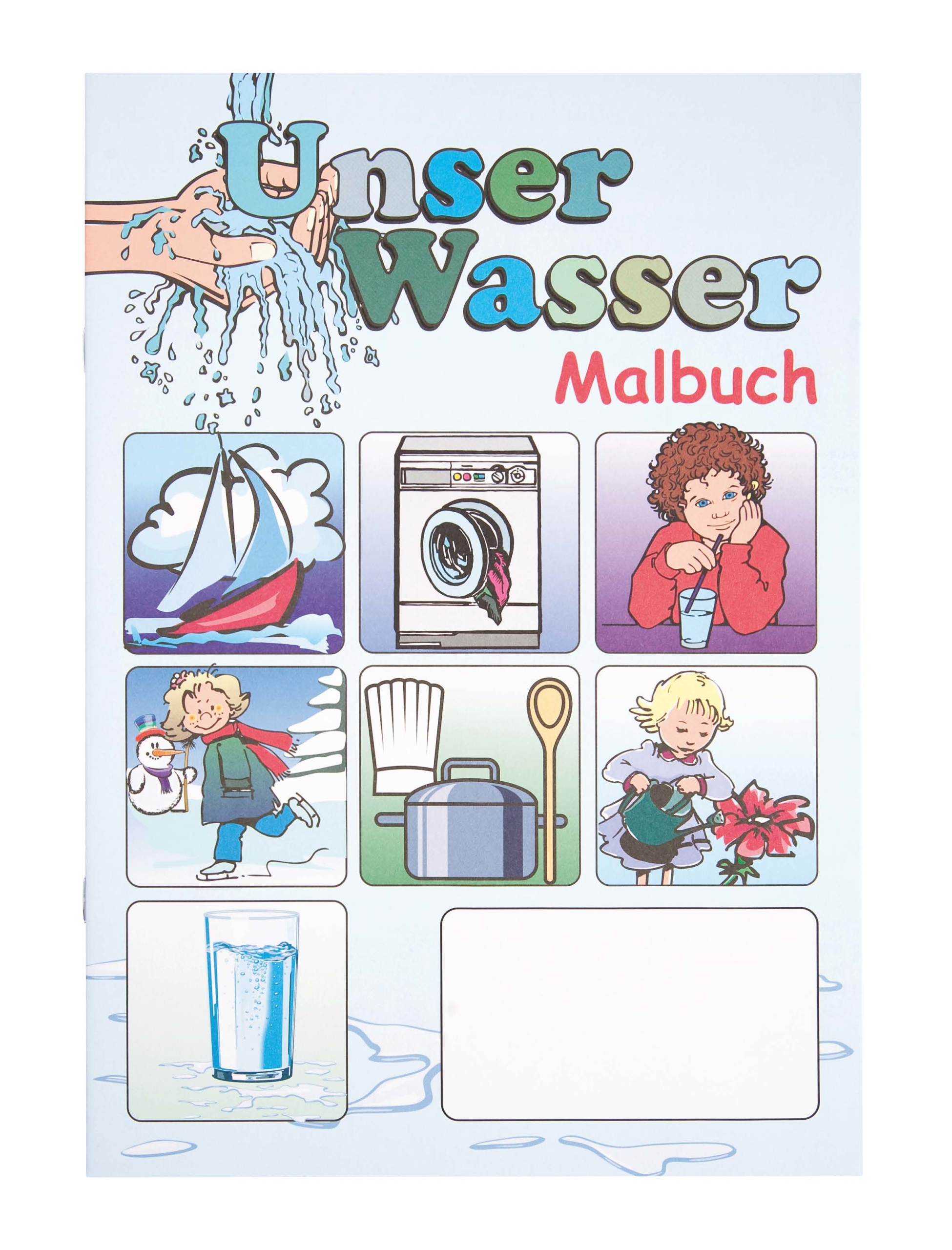 Lernmalbuch Wasser Titelseite