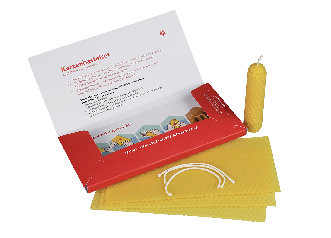 Bienenwachskerzen Bastelset