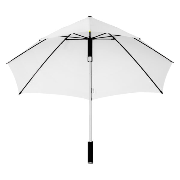 Sturm Regenschirm weiß