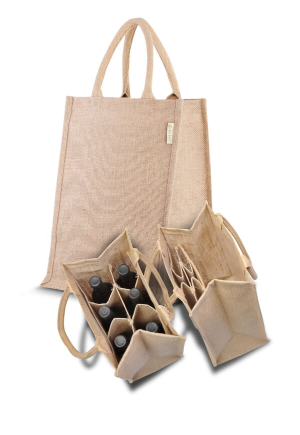 Geschenkverpackung / Tasche aus Jute