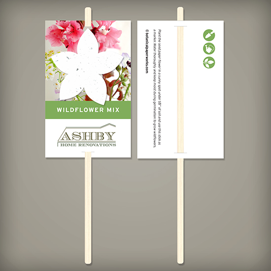 Samenpapier Pflanzsticks