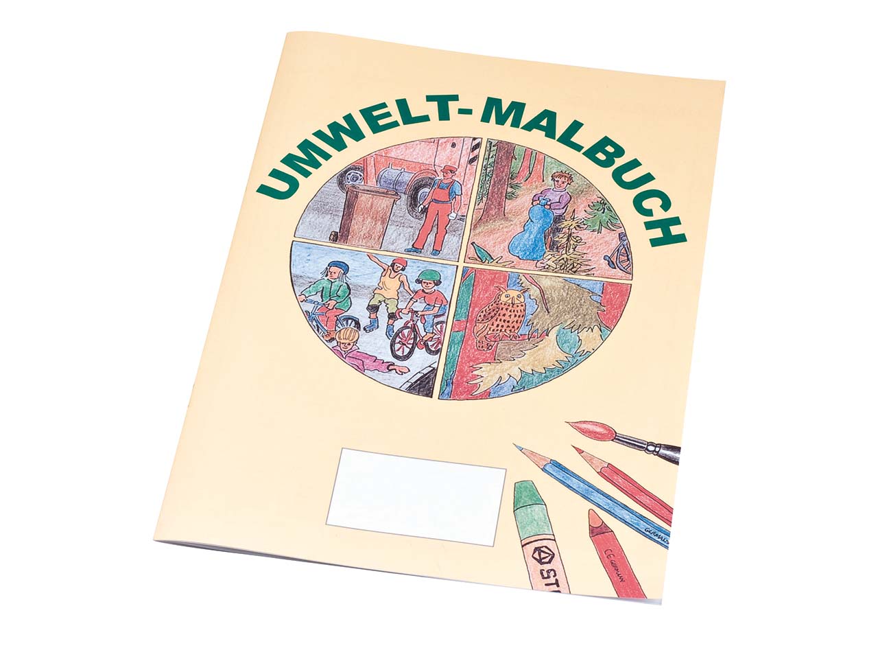 Umwelt Ausmalbuch Titelseite