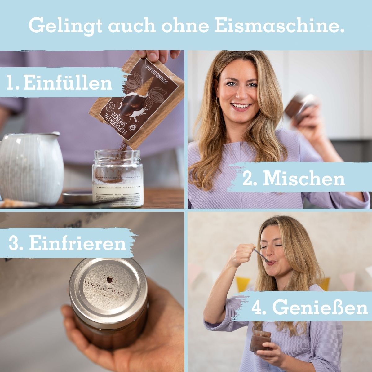 Eispulver Herstellung