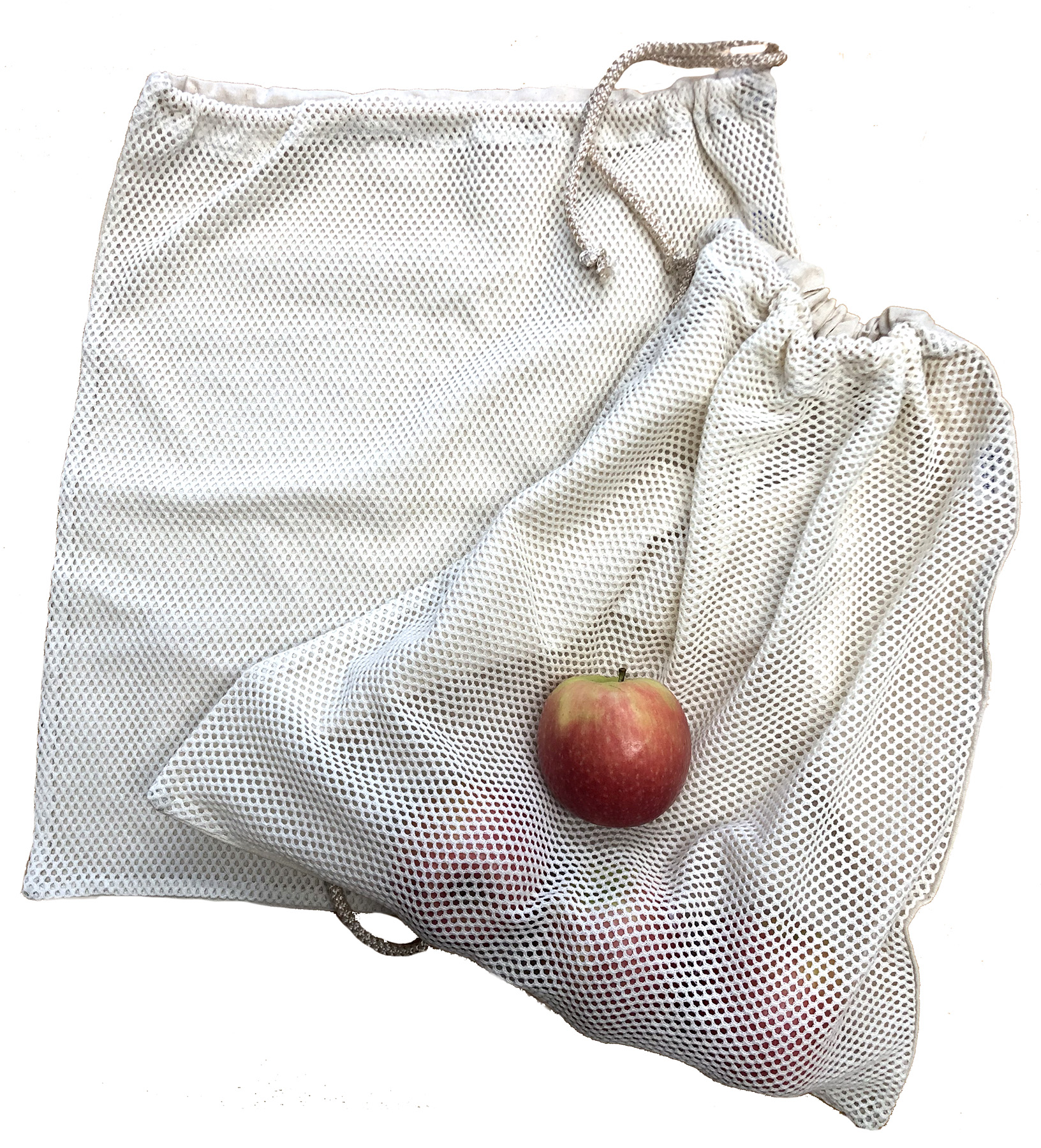 Obst- und Gemüsebeutel mit aus Baumwolle