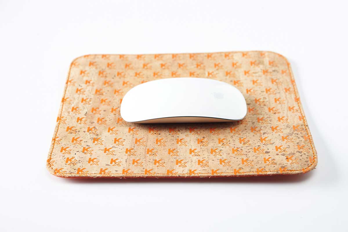 Mousepad aus Naturkork quadratisch
