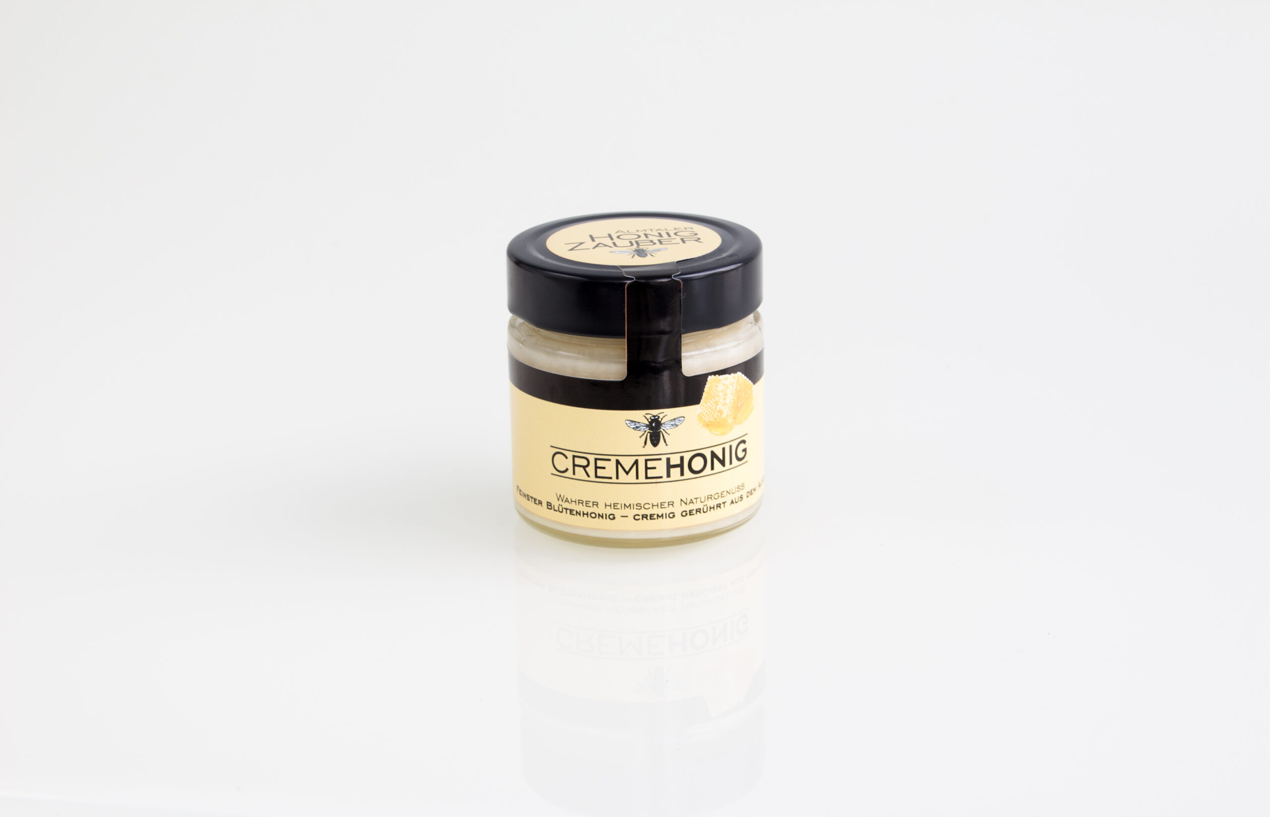Bienenhonig Creme mit Logo-Etikett