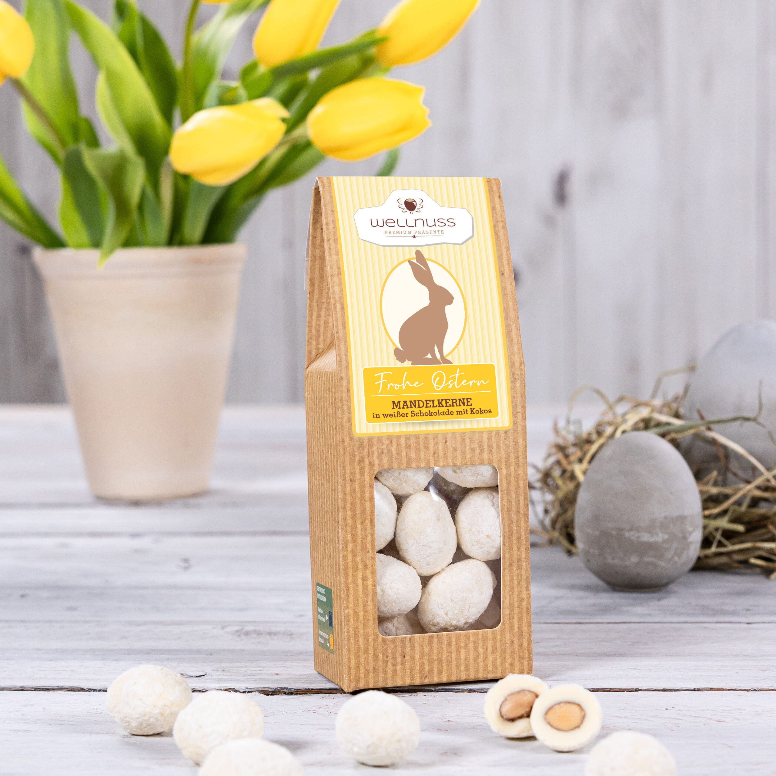 Ostern Knabber-Schokolade in FSC-Kartonverpackung