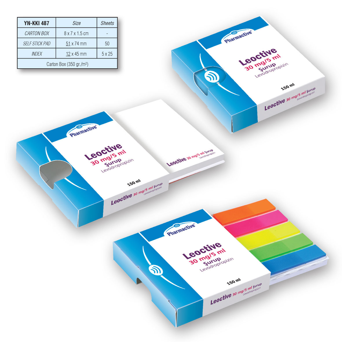 Push Booklet Haftnotizen